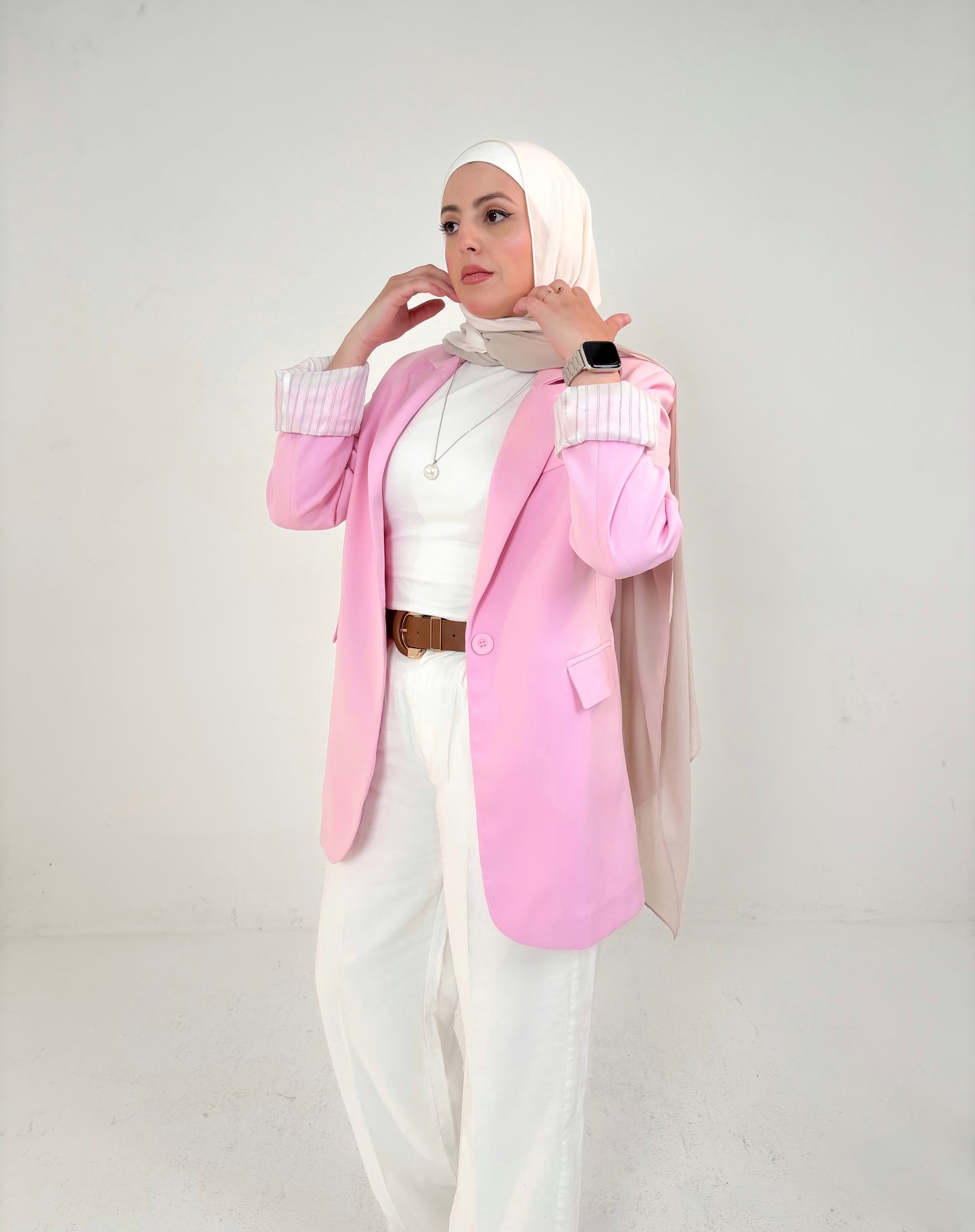 Bubblegum edge blazer