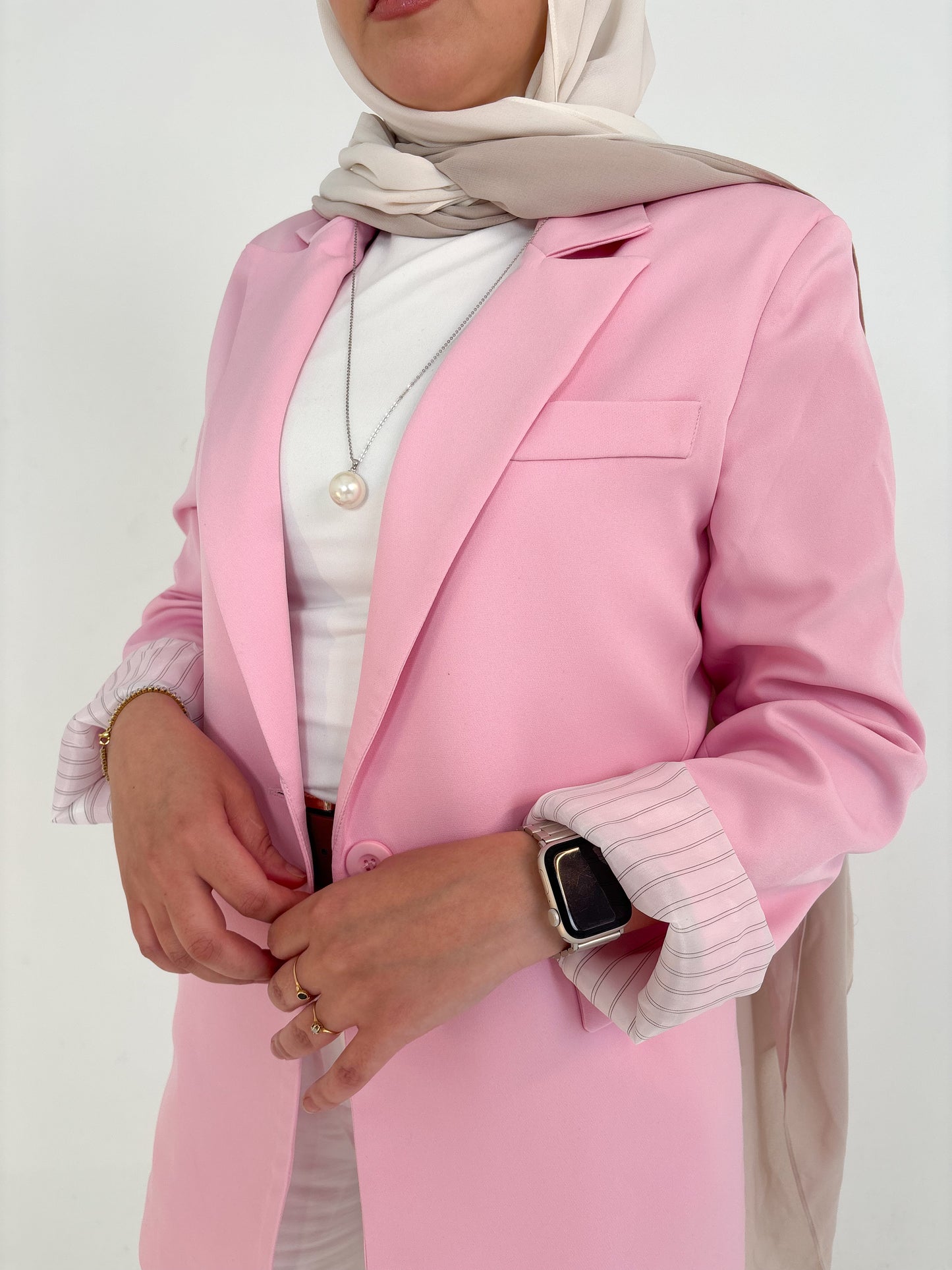 Bubblegum edge blazer