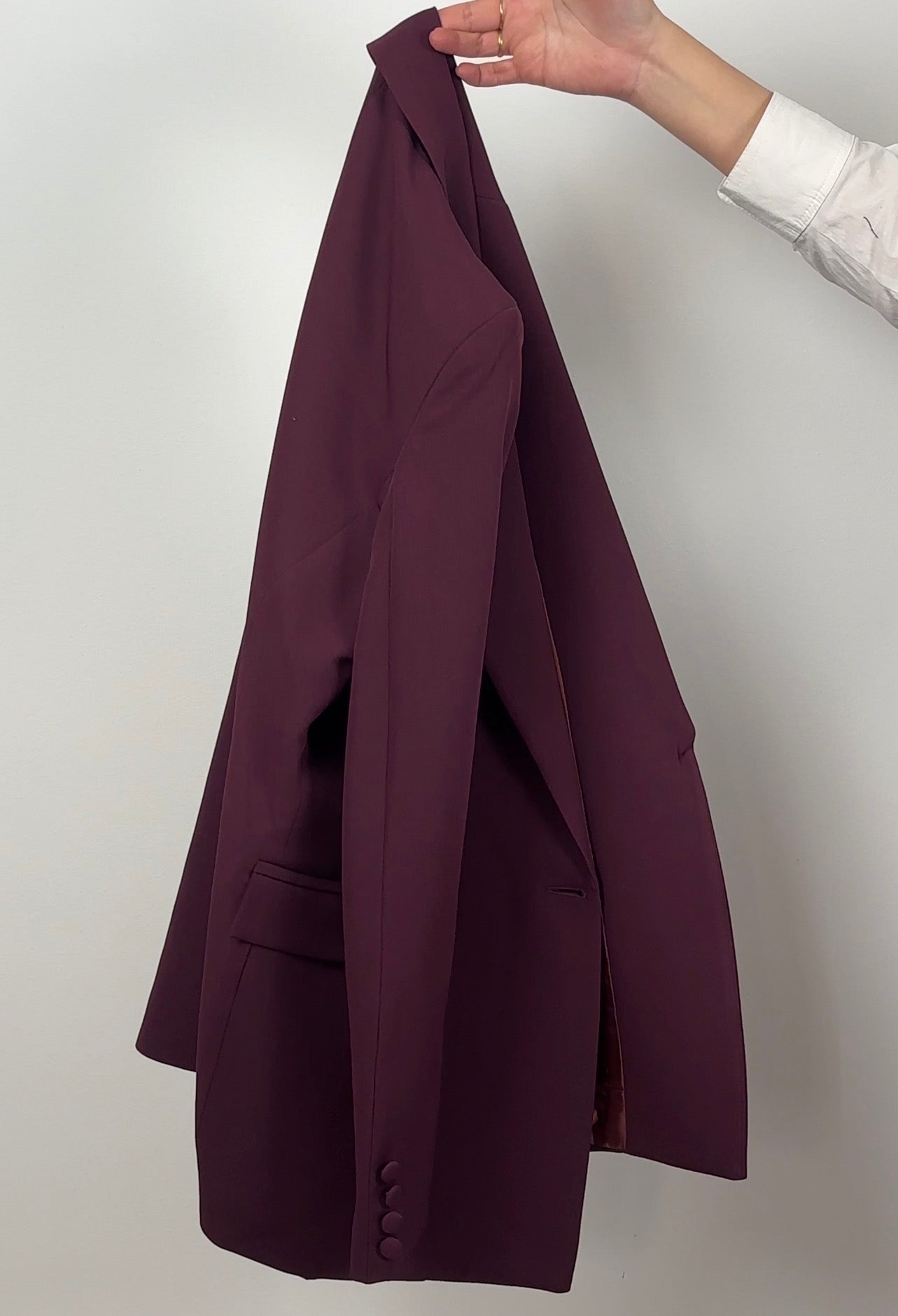 Signature Burgundy Blazer